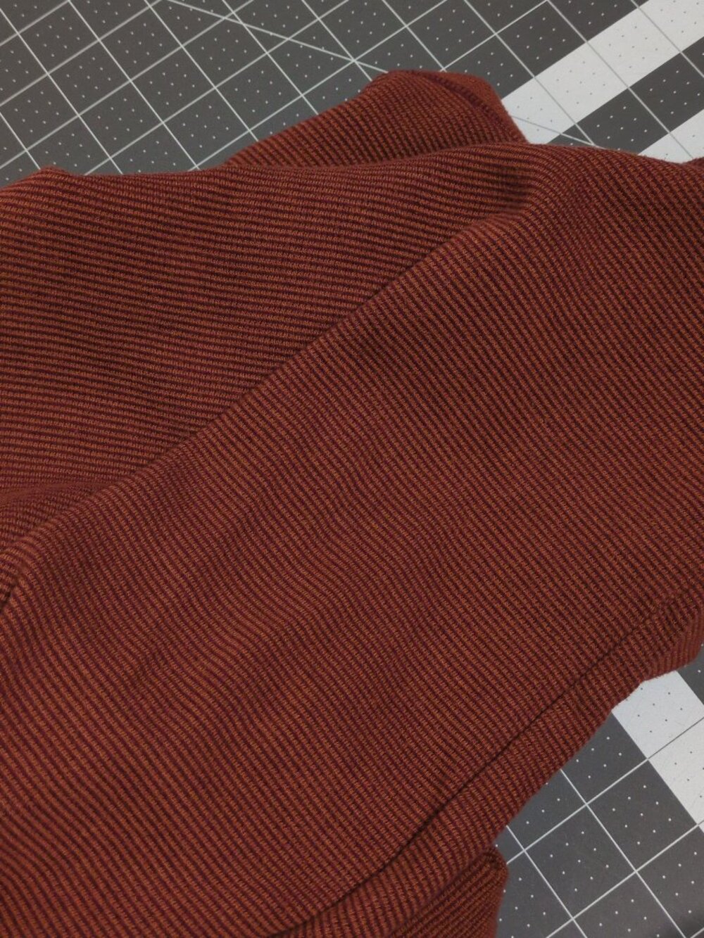 Bonobos Mens Large Cotton Long Sleeve Shirt Sweater Waffle Knit Orange Copper - Picture 5 of 8
